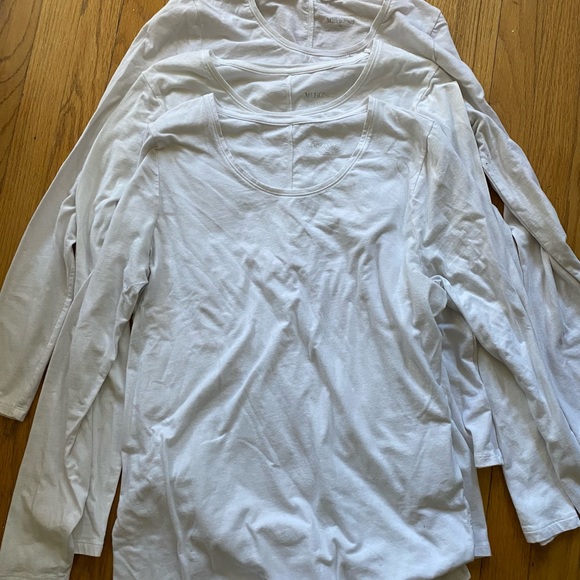 (Bin 38)  Merona from Target crew neck LS t-shirts, 3 of them, XL - Picture 3 of 9